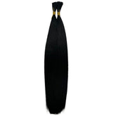 Black Diamond 100% Human Hair Braiding Extension Bulk - SATIN SMOOTH 20"